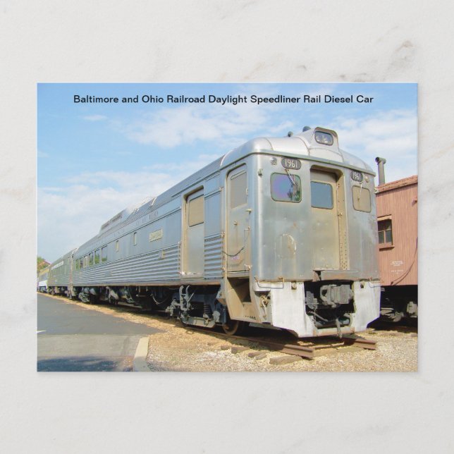 Daylight Speedliner RDC #1961 Postcard (Front)