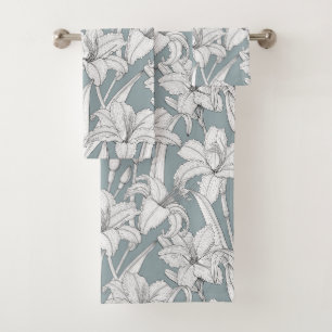 Daylilies Bath Towel Set