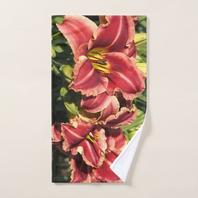  Daylilies Hand Towel (Hand Towel)