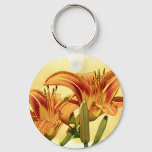 Daylilies - Hemerocallis Key Ring