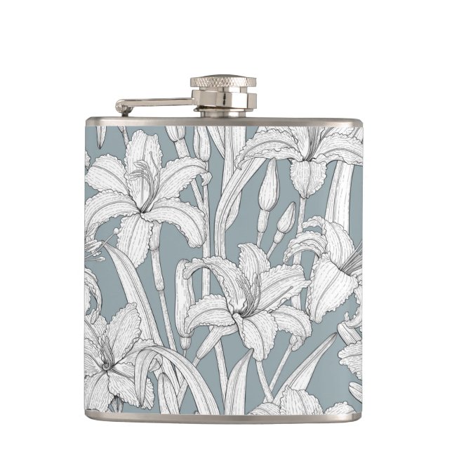 Daylilies Hip Flask (Front)