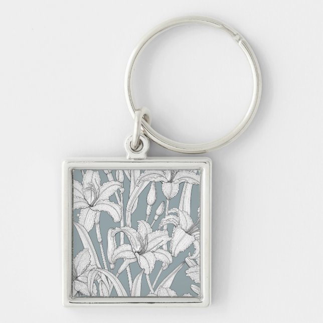Daylilies Key Ring (Front)