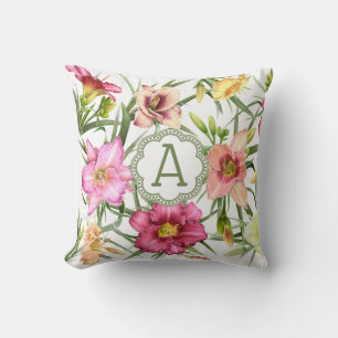 Daylilies Personalised Cushion