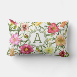 Daylilies Personalised Lumbar Cushion