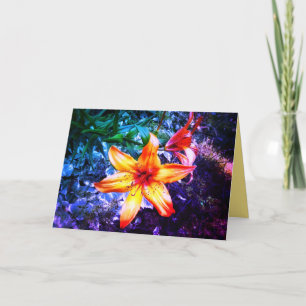 DAYLILLY GREETING CARD