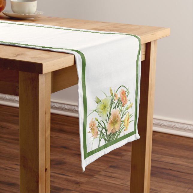Daylily Bouquet Long Table Runner (In Situ)