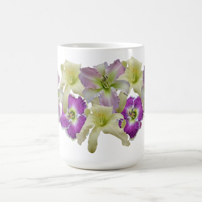 Daylily Collage Mug (Center)