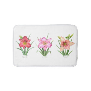 Daylily Garden Bath Mat