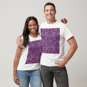 Daylily Garden Bohemian Floral Graphic T-Shirt