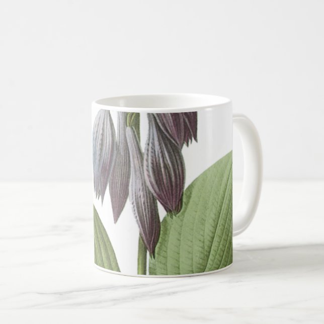 daylily(Hemerocallis caerulea) by Redouté Coffee Mug (Front Right)
