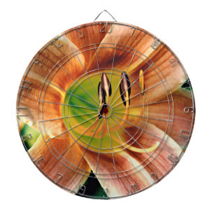 Daylily Macro Dartboard