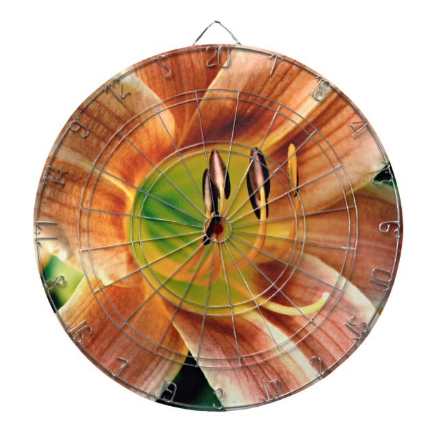 Daylily Macro Dartboard (Front)