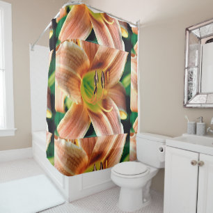Daylily Macro Shower Curtain