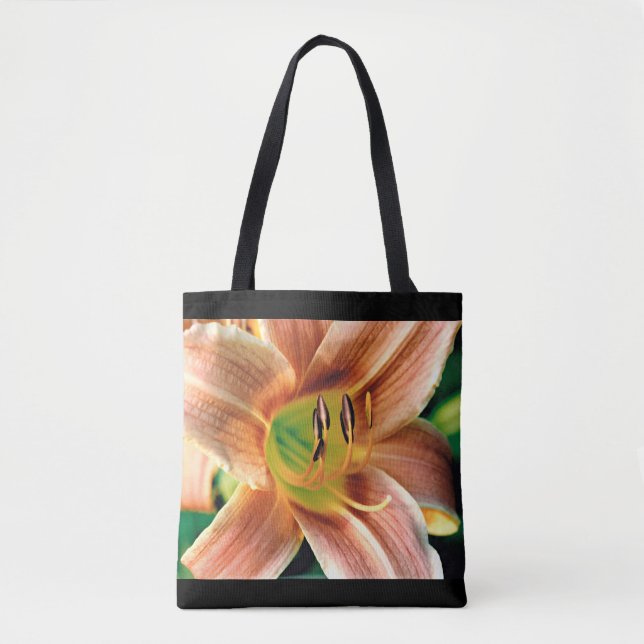 Daylily Macro Tote Bag (Front)