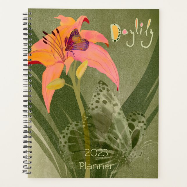 Daylily Planner for 2023 (Front)