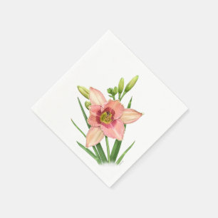 Daylily - Svengali Napkin