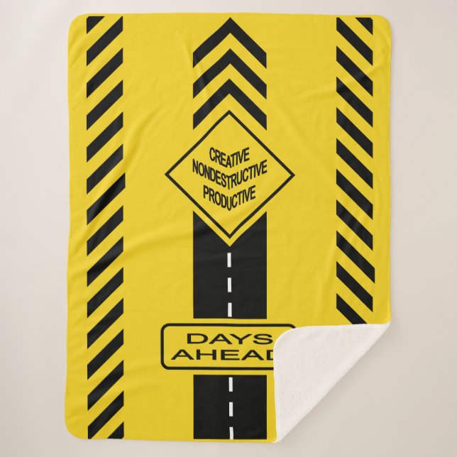 Days Ahead Sherpa Blanket (Front)