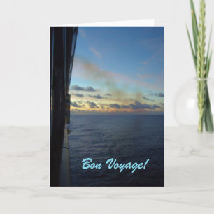 Days at Sea Bon Voyage Card