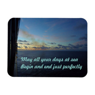 Days at Sea Custom Magnet