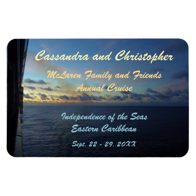 Days at Sea Large Stateroom Door Marker Magnet (Horizontal)