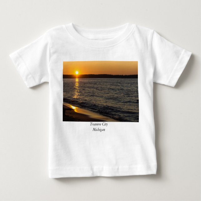 Days End At Traverse City Baby T-Shirt (Front)