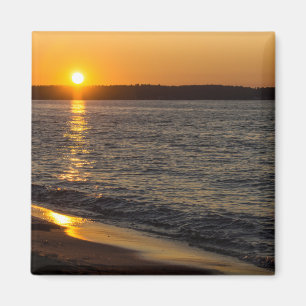 Days End At Traverse City Magnet