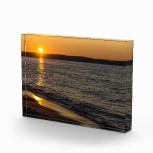 Days End At Traverse City Photo Block