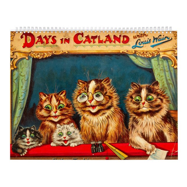Days in CatLand, Calendar by Louis Wain (Cover)