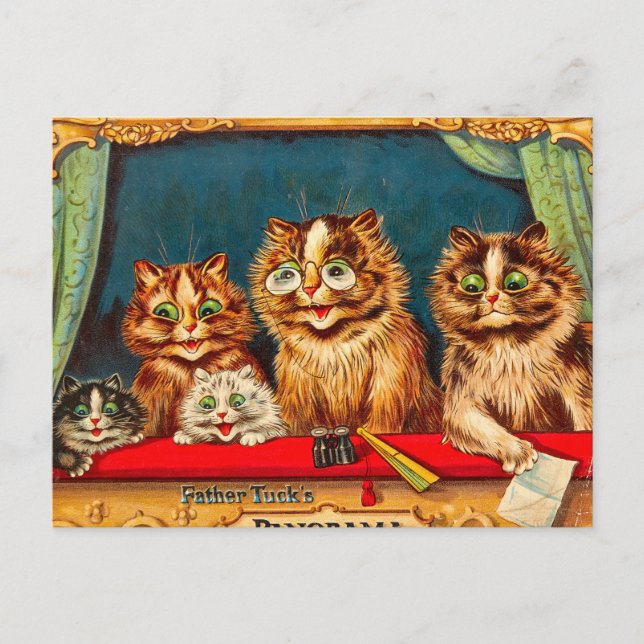 Days in Catland with Louis Wain by Louis Wain Postcard (Front)