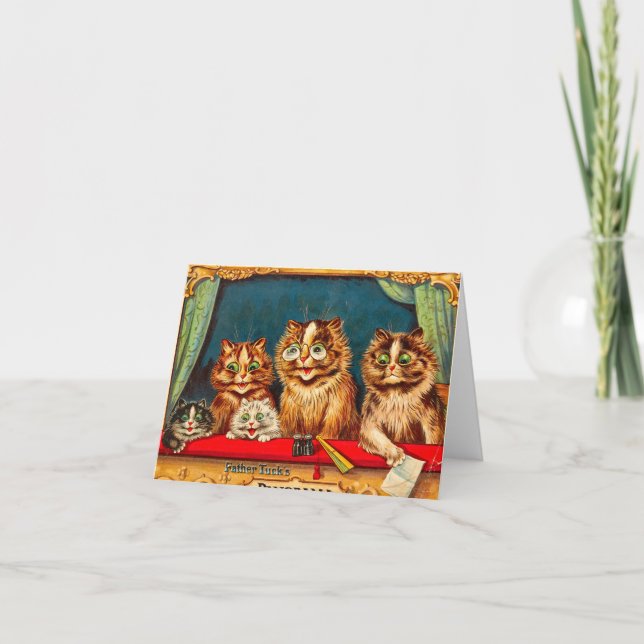 Days in Catland with Louis Wain by Louis Wain Thank You Card (Front)