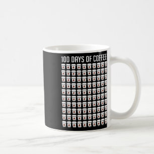 Days Of Coffee Teacher Appreciation 100th Day Nove Mug