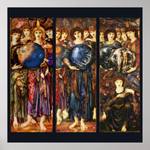 DAYS OF CREATION ANGELS Fourth, Fifth,Sixth Day Poster