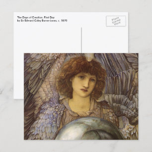 Days of Creation, First Day by Burne Jones Postcard