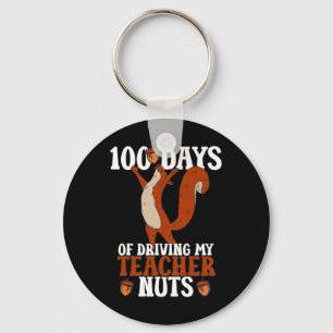 Days Of Driving Teacher Nuts School Retro Team 1  Key Ring