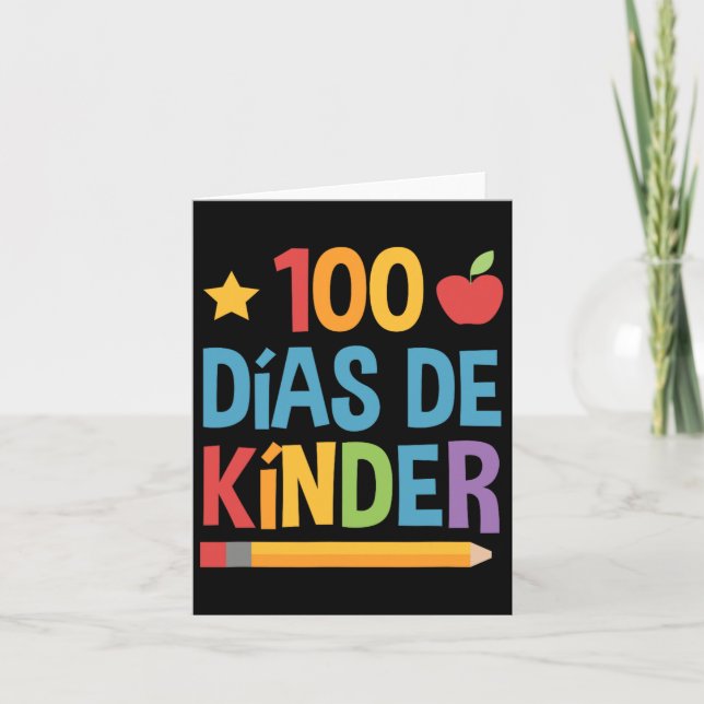 Days Of Kinder - Spanish  Card (Front)