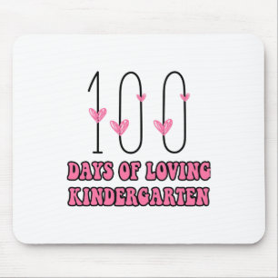 Days Of Loving Kindergarten Heart Teacher Valentin Mouse Pad