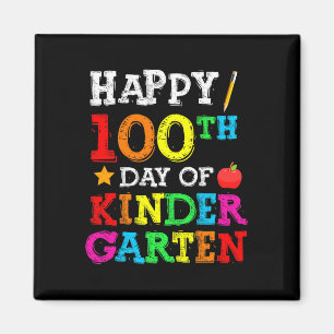 Days Of School 100th Day Of School Kindergarten Magnet