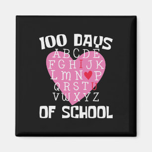 Days Of School Alphabet 100th Day Teacher Student Magnet