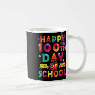 Days Of School Boys Girls Happy 100 Days Of School Coffee Mug