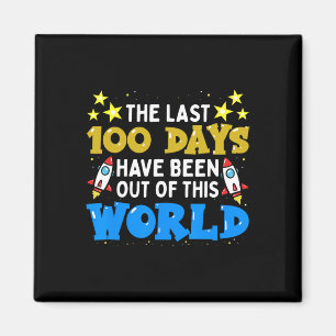 Days Of School Boys Outer Space Astronaut Rocket S Magnet