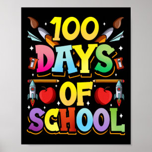 Days Of School Cute Team Sweet Sayings  Poster