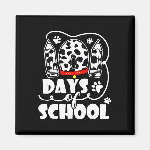 Days Of School Dalmatian Dog Boys Girls 100 Days S Magnet