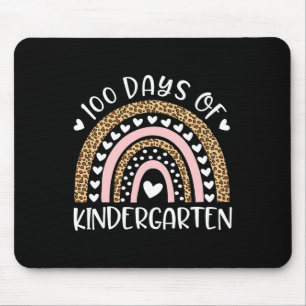 Days Of School For Kindergarten Teacher Rainbow Le Mouse Pad