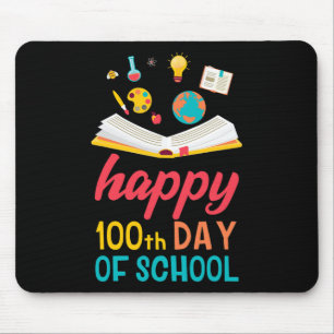 Days Of School For Students Teachers Kids Mouse Pad