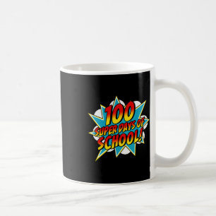 Days Of School Happy 100th School Days Superhero T Coffee Mug