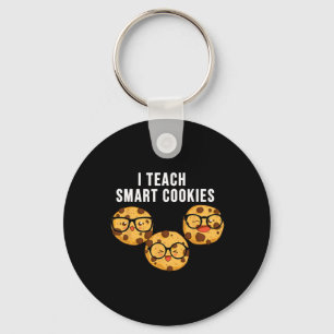 Days Of School I Teach Smart Cookies For School Te Key Ring