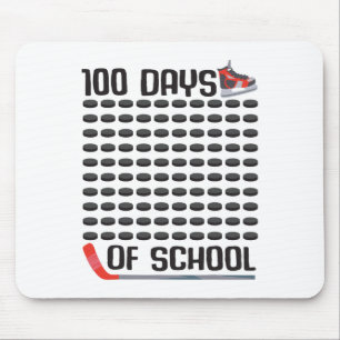Days Of School Ice Hockey Sports Boys Girls Costum Mouse Pad
