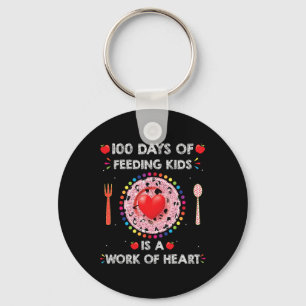 Days Of School Lunch Lady For Lunch Lady Cafeteria Key Ring