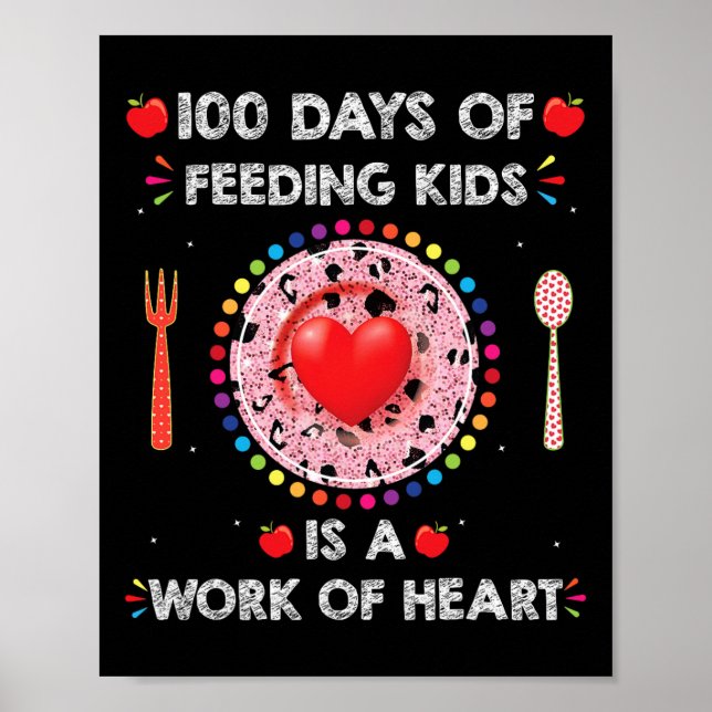 Days Of School Lunch Lady For Lunch Lady Cafeteria Poster (Front)