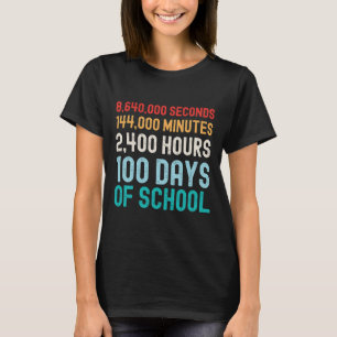 Days Of School Math T-Shirt